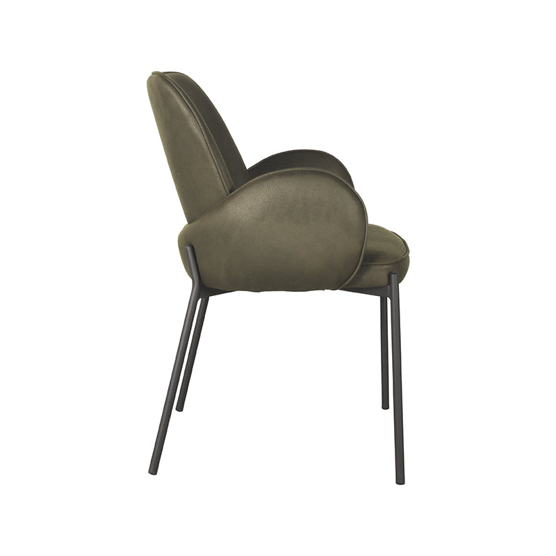 LABEL51 Eetkamerstoel Jari – Zachte Microfiber – Trendy & Duurzaam